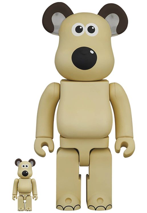 Bearbrick 400% + 100% Wallace and Gromit